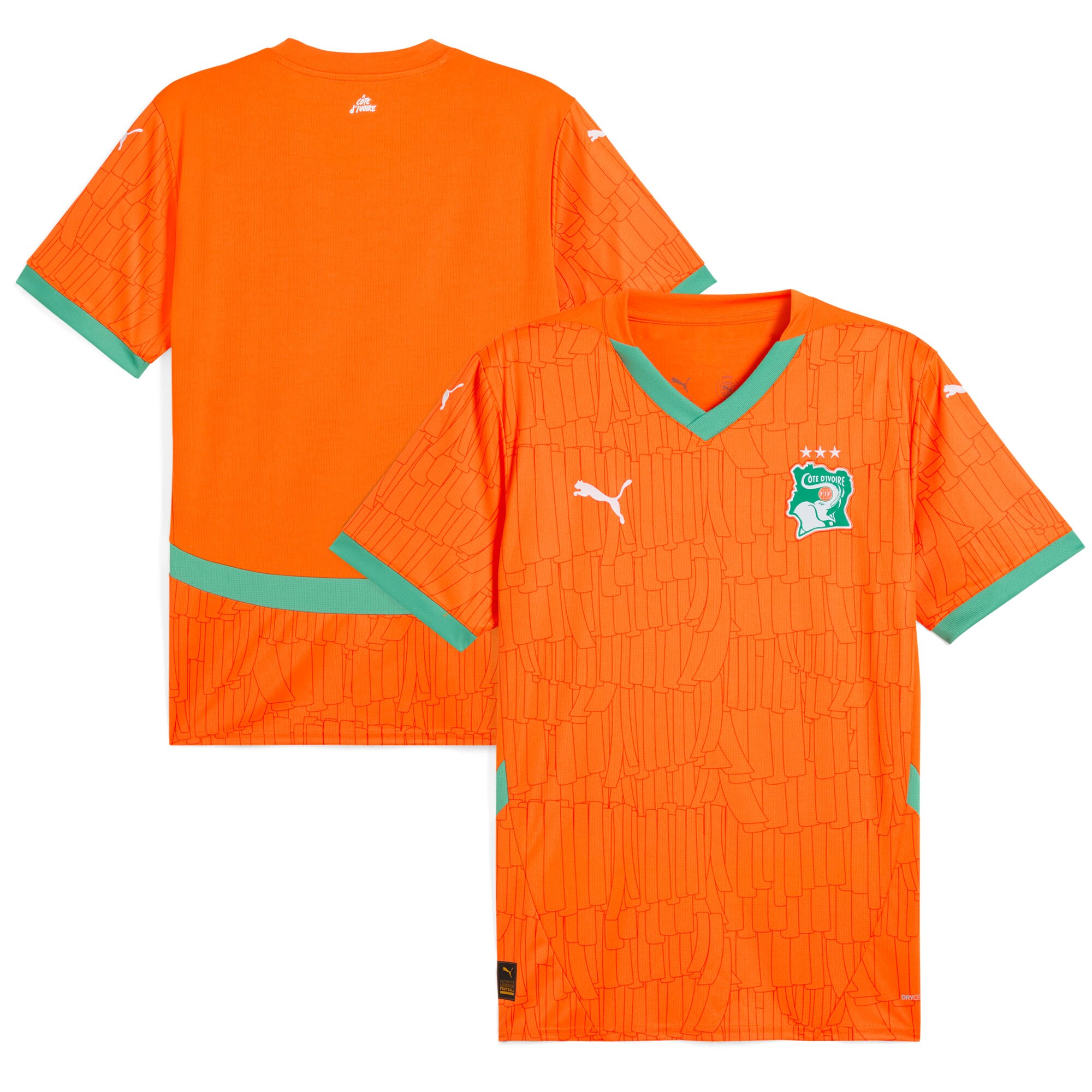 Explore ivory coast national team puma 2025 home replica jersey – orange – Canada World Cup T-Shirts and Jerseys