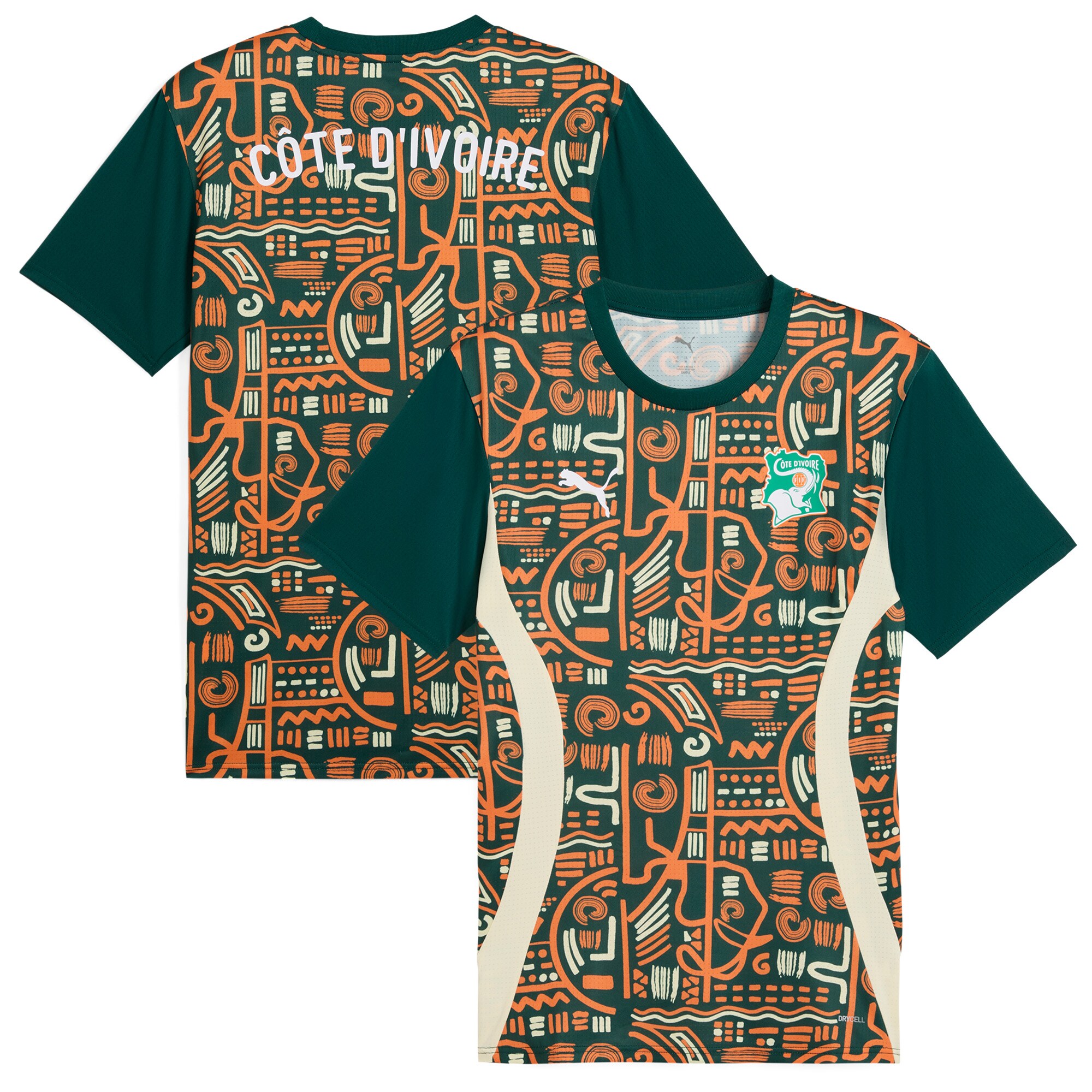 Explore ivory coast national team puma 2025 pre-match jersey – green – Canada World Cup T-Shirts and Jerseys