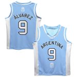 Explore julián Álvarez argentina national team vive la fete mesh basketball jersey – light blue – Canada World Cup T-Shirts and Jerseys