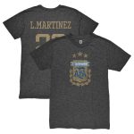 Explore lautaro martinez argentina national team 1863fc retro player tri-blend t-shirt – black – Canada World Cup T-Shirts and Jerseys