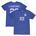 Explore lautaro martinez argentina national team 1863fc retro player tri-blend t-shirt – blue – Canada World Cup T-Shirts and Jerseys