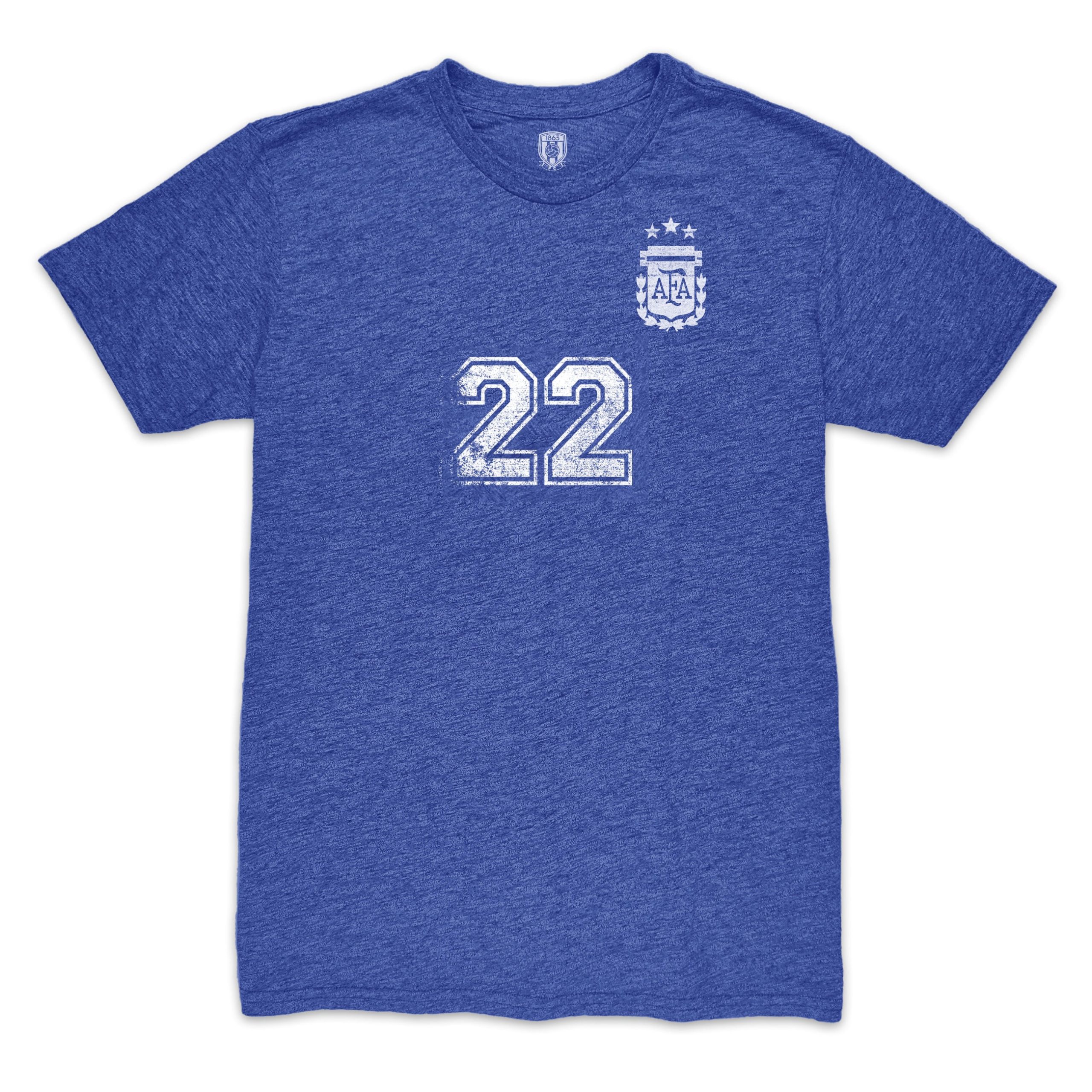Explore lautaro martinez argentina national team 1863fc retro player tri-blend t-shirt – blue – Canada World Cup T-Shirts and Jerseys
