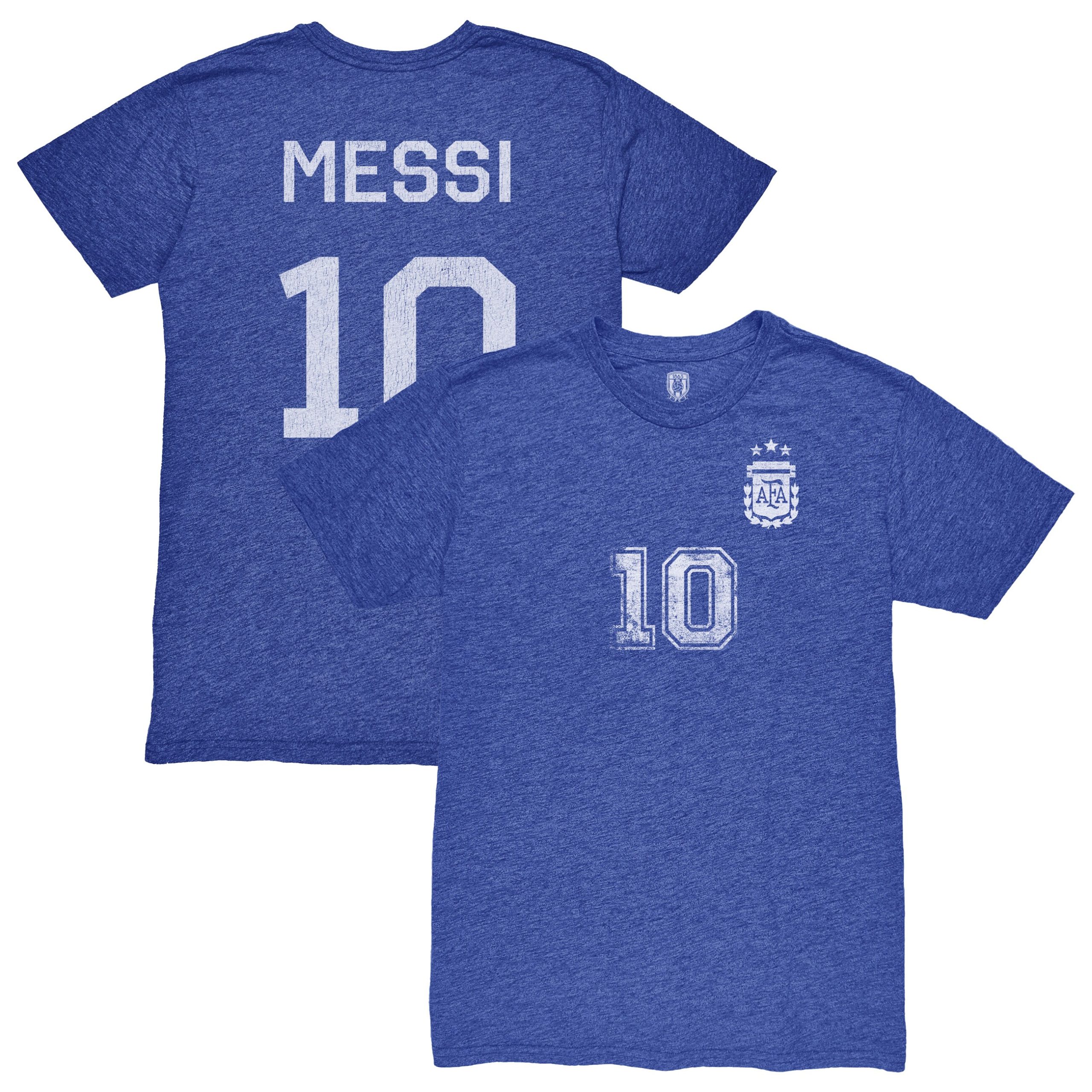 Explore lionel messi argentina national team 1863fc retro name amp number tri-blend t-shirt – blue – Canada World Cup T-Shirts and Jerseys