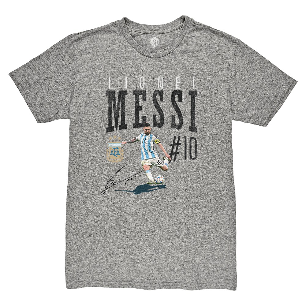 Explore lionel messi argentina national team 1863fc snapshot tri-blend t-shirt – heather gray – Canada World Cup T-Shirts and Jerseys