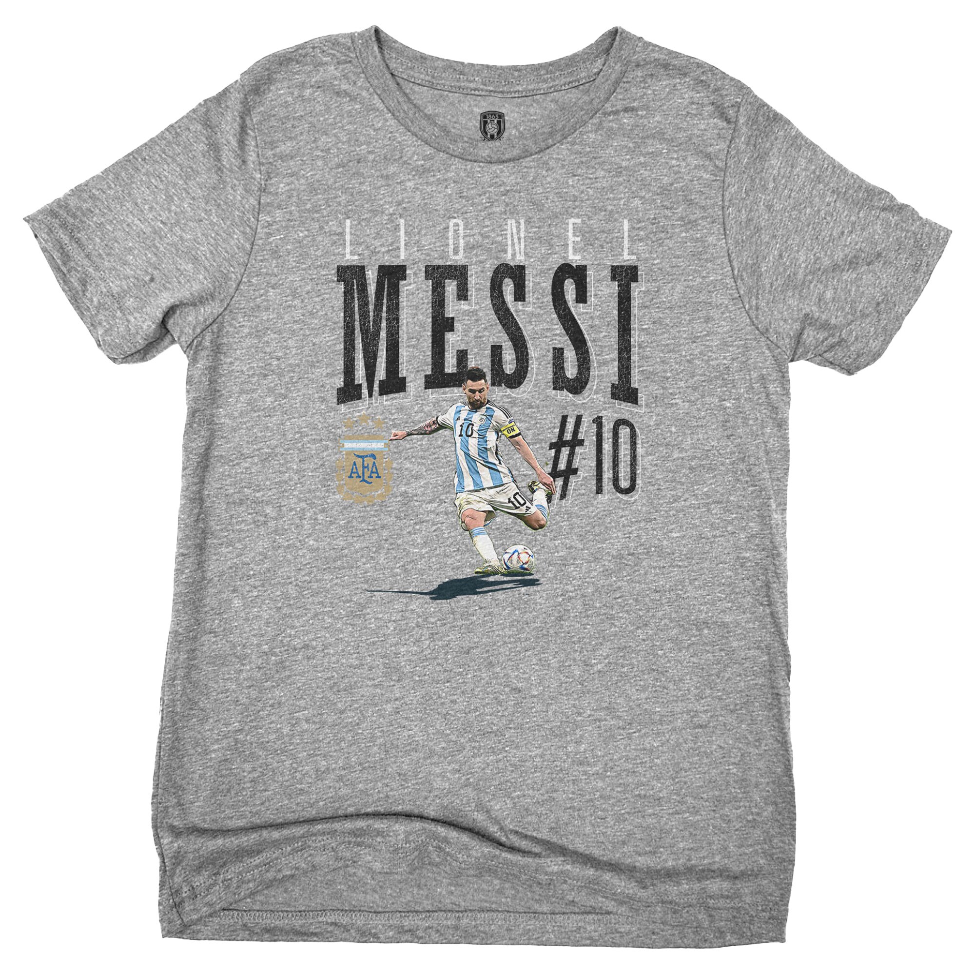 Explore lionel messi argentina national team 1863fc youth snapshot t-shirt – heather gray – Canada World Cup T-Shirts and Jerseys