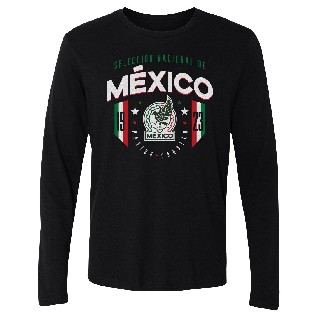 Explore mexico national team 500 level 1923 long sleeve t-shirt – black – Canada World Cup T-Shirts and Jerseys