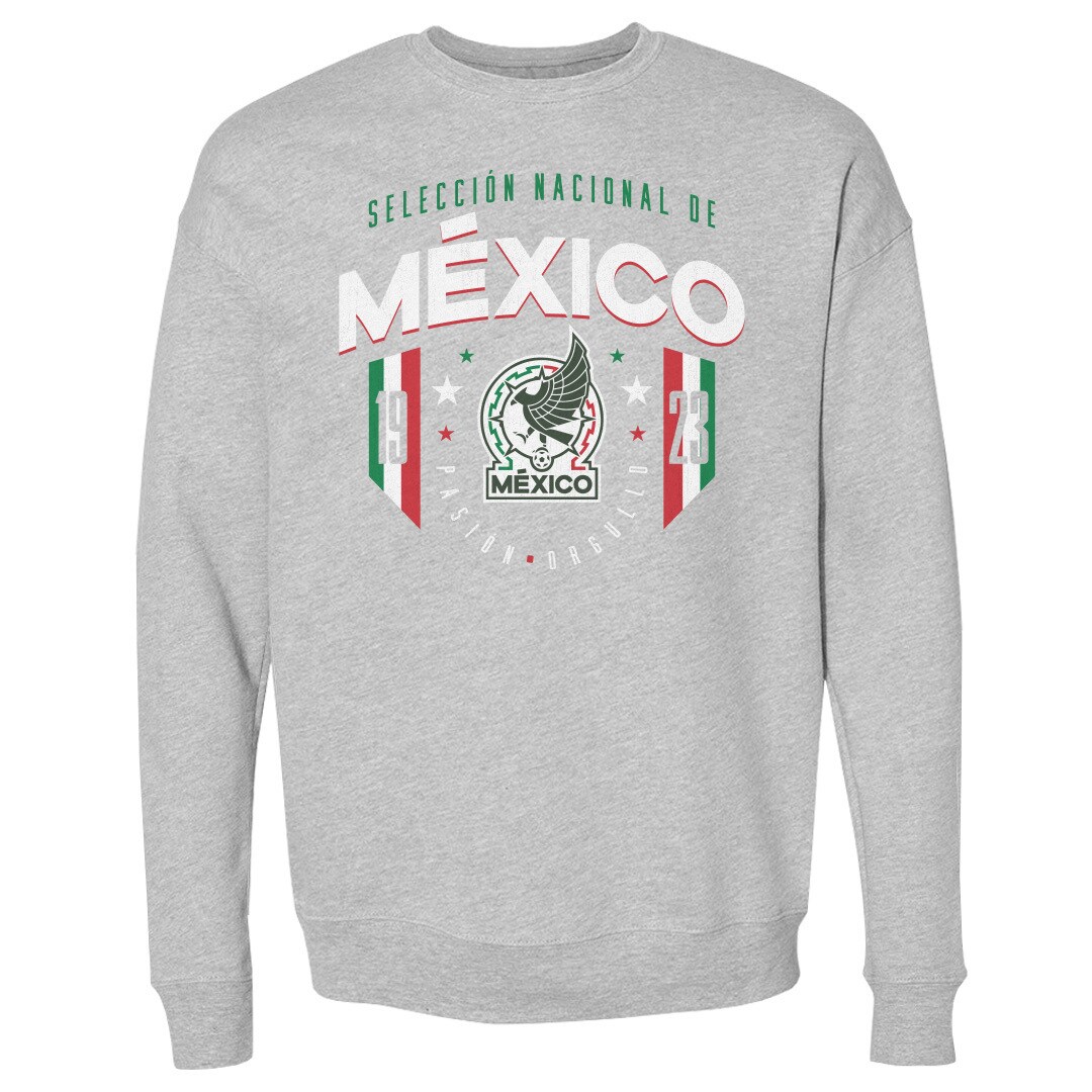 Explore mexico national team 500 level 1923 pullover sweatshirt – heather gray – Canada World Cup T-Shirts and Jerseys