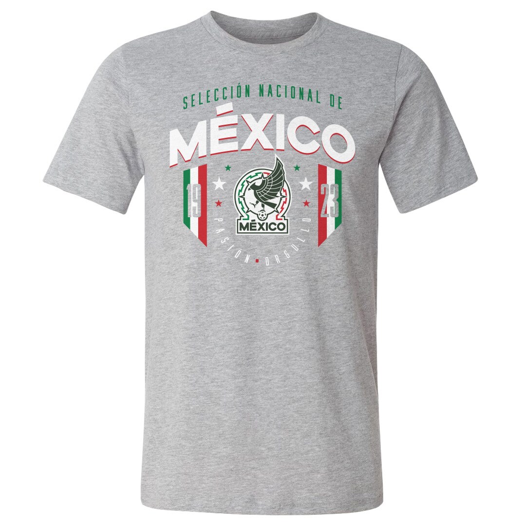 Explore mexico national team 500 level 1923 t-shirt – heather gray – Canada World Cup T-Shirts and Jerseys
