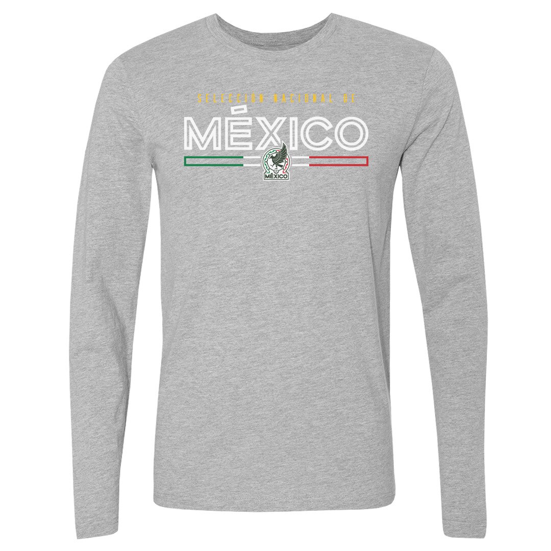 Explore mexico national team 500 level inline long sleeve t-shirt – heather gray – Canada World Cup T-Shirts and Jerseys