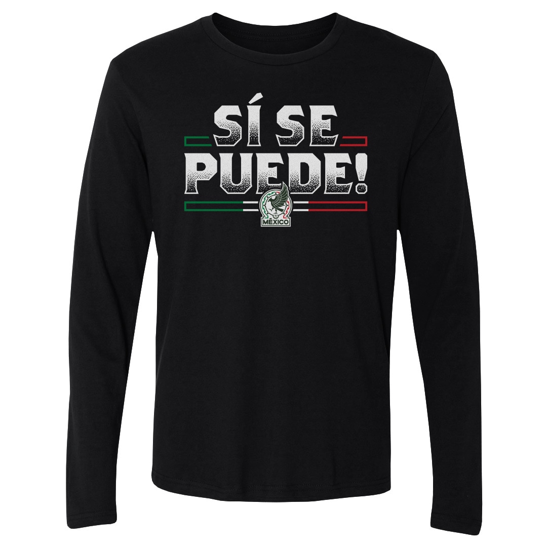 Explore mexico national team 500 level si se puede long sleeve t-shirt – black – Canada World Cup T-Shirts and Jerseys