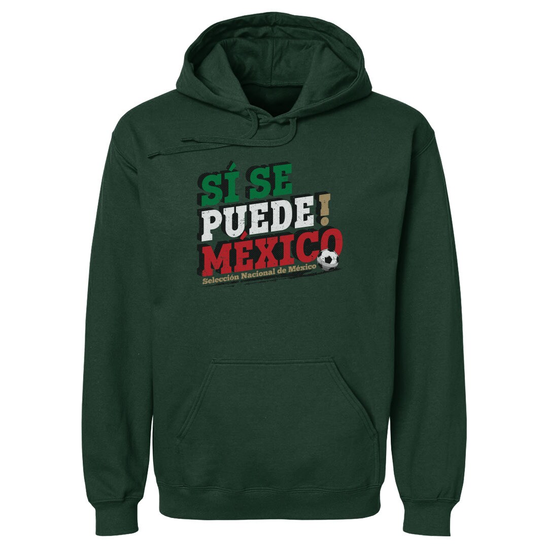 Explore mexico national team 500 level si se puede pullover hoodie – forest green – Canada World Cup T-Shirts and Jerseys