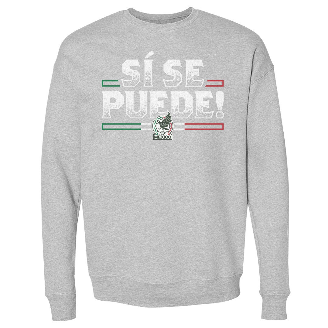 Explore mexico national team 500 level si se puede pullover sweatshirt – heather gray – Canada World Cup T-Shirts and Jerseys