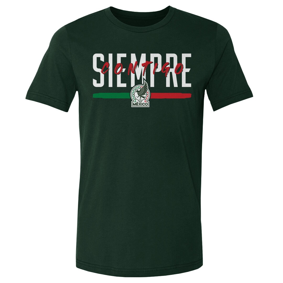 Explore mexico national team 500 level siempre contigo cotton t-shirt – forest green – Canada World Cup T-Shirts and Jerseys