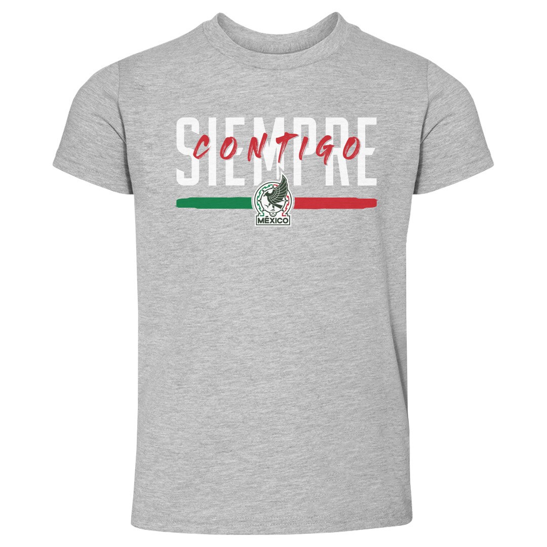 Explore mexico national team 500 level toddler siempre contigo t-shirt – heather gray – Canada World Cup T-Shirts and Jerseys