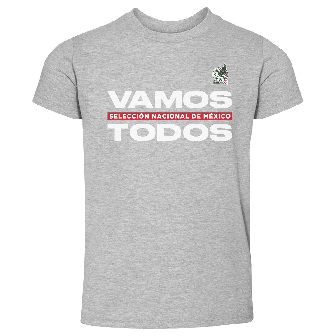 Explore mexico national team 500 level toddler vamos todos t-shirt – heather gray – Canada World Cup T-Shirts and Jerseys
