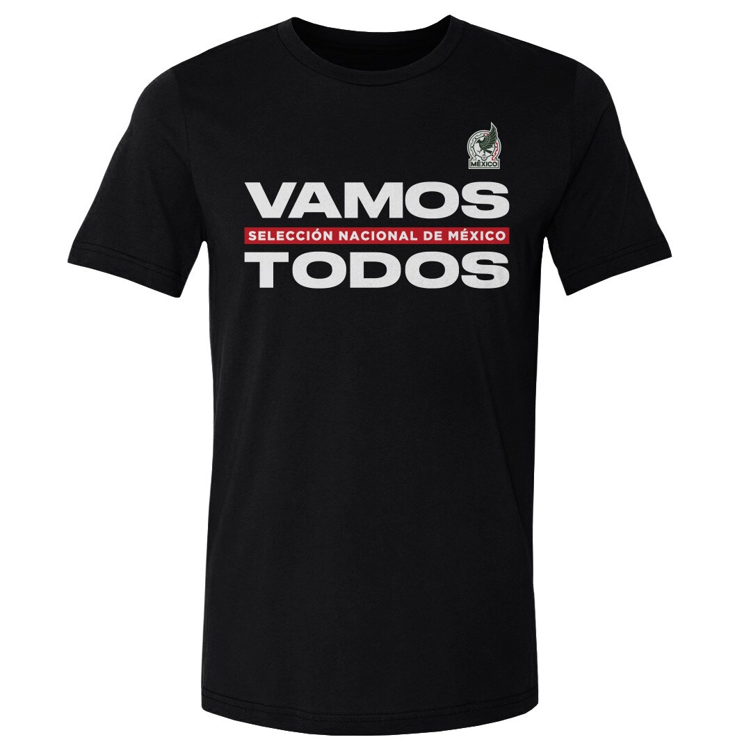 Explore mexico national team 500 level vamos todos cotton t-shirt – black – Canada World Cup T-Shirts and Jerseys