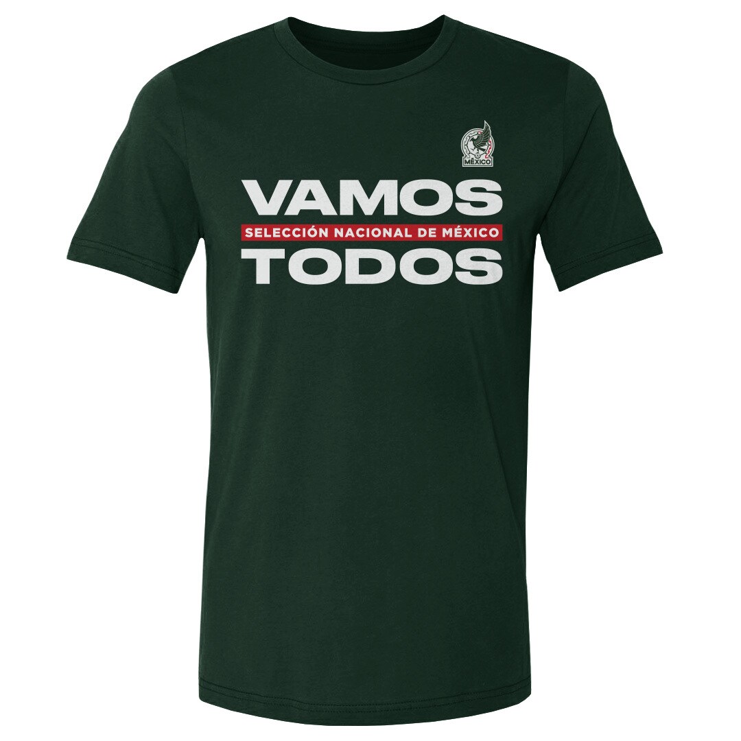 Explore mexico national team 500 level vamos todos cotton t-shirt – forest green – Canada World Cup T-Shirts and Jerseys