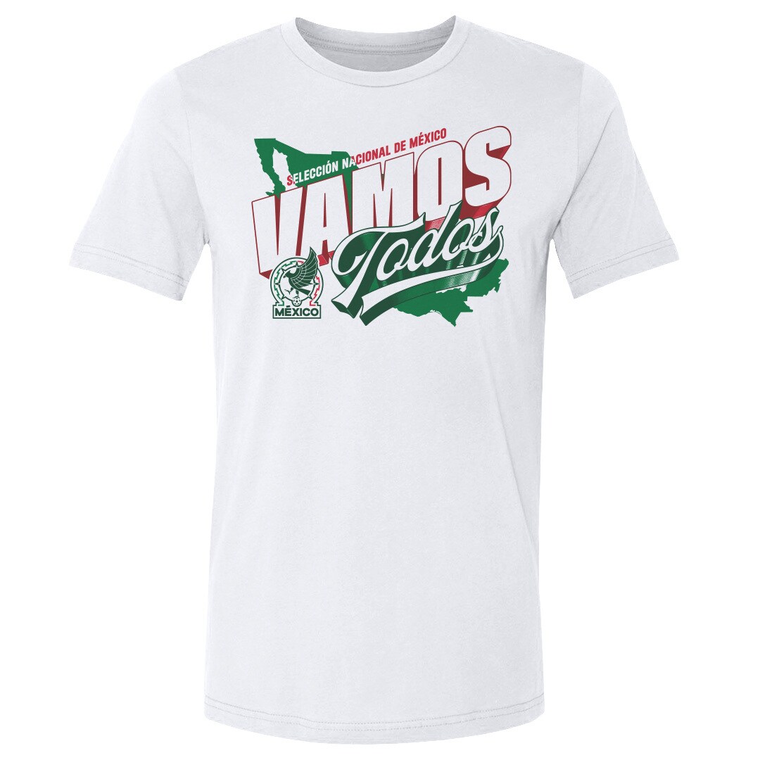 Explore mexico national team 500 level vamos todos country cotton t-shirt – white – Canada World Cup T-Shirts and Jerseys