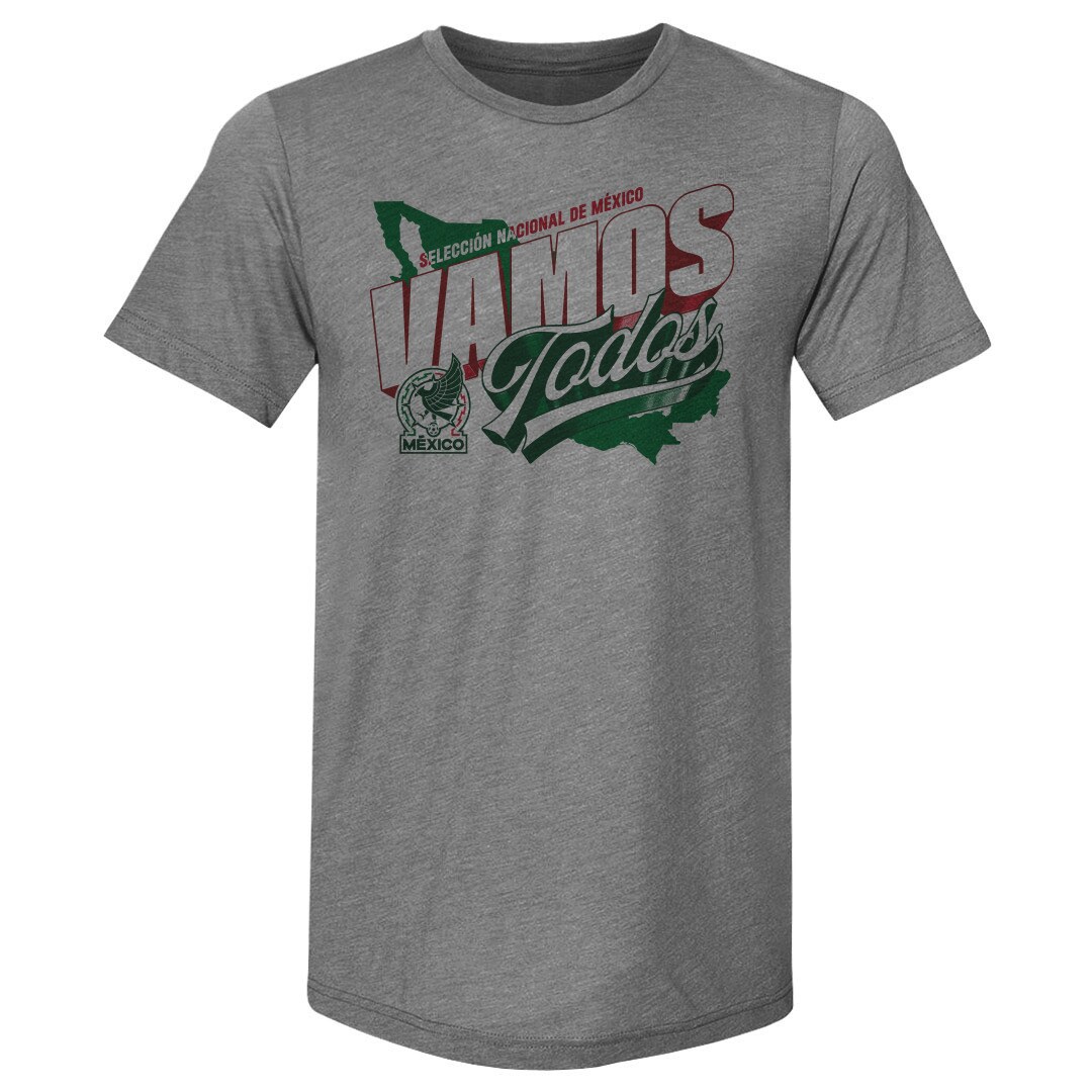 Explore mexico national team 500 level vamos todos country premium tri-blend t-shirt – gray – Canada World Cup T-Shirts and Jerseys
