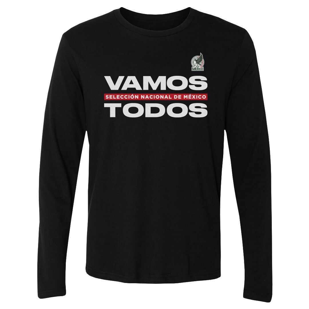 Explore mexico national team 500 level vamos todos long sleeve t-shirt – black – Canada World Cup T-Shirts and Jerseys