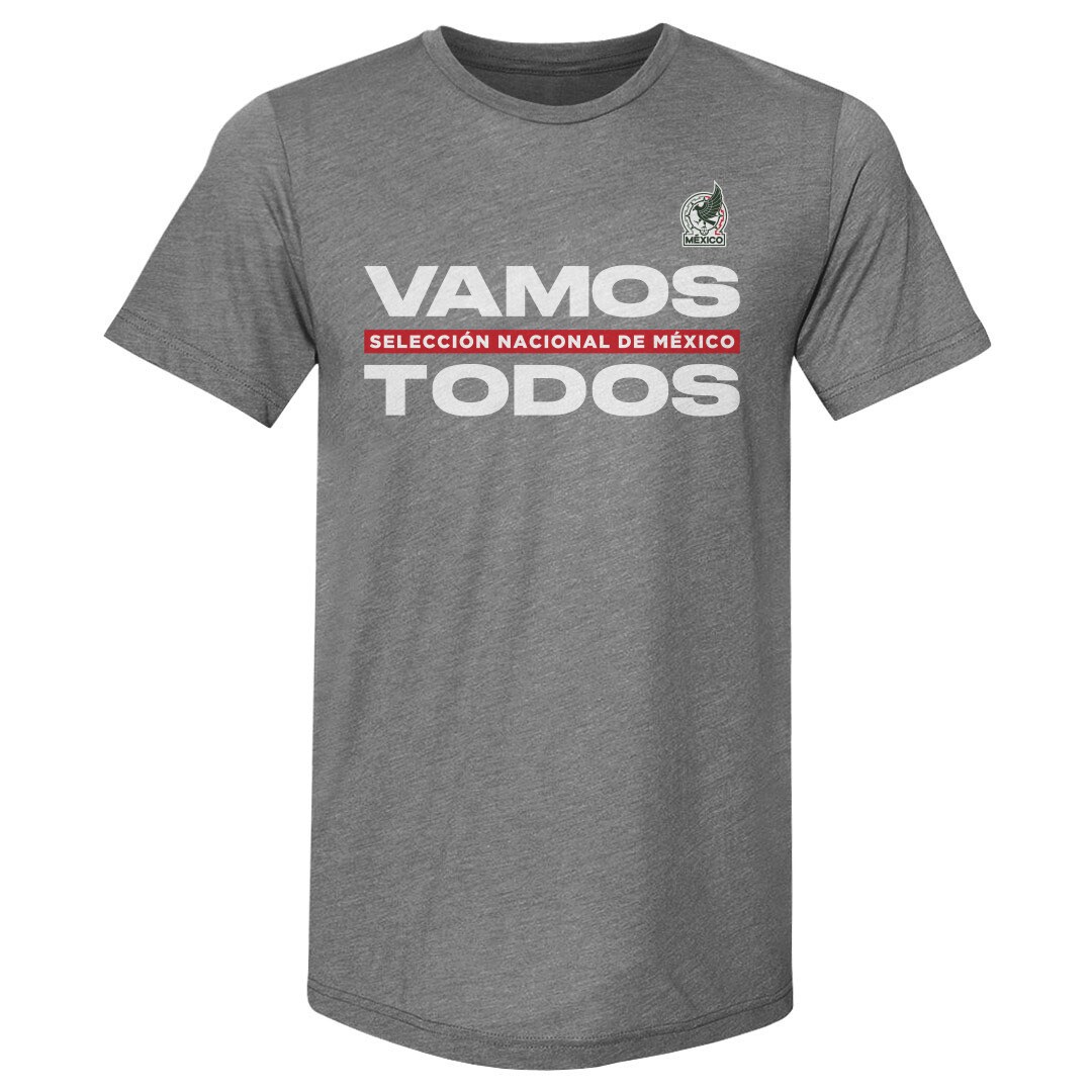 Explore mexico national team 500 level vamos todos premium tri-blend t-shirt – gray – Canada World Cup T-Shirts and Jerseys
