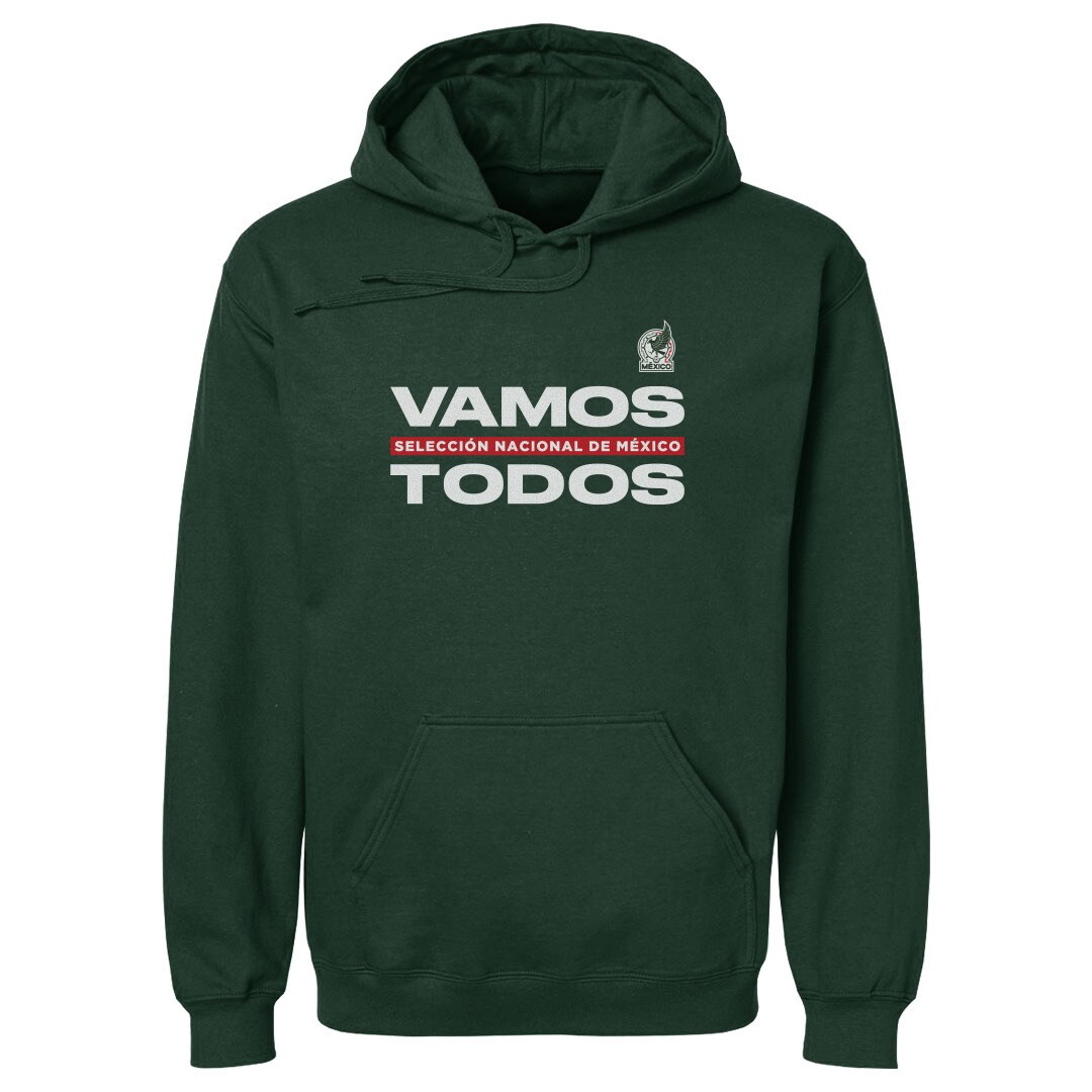 Explore mexico national team 500 level vamos todos pullover hoodie – dark green – Canada World Cup T-Shirts and Jerseys