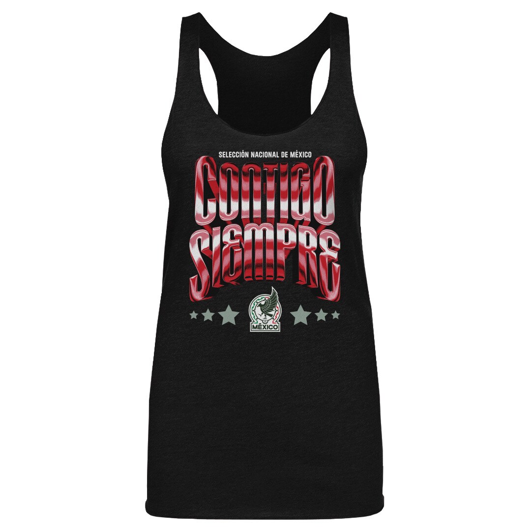 Explore mexico national team 500 level women8217s contigo siempre vintage tri-blend tank top – black – Canada World Cup T-Shirts and Jerseys