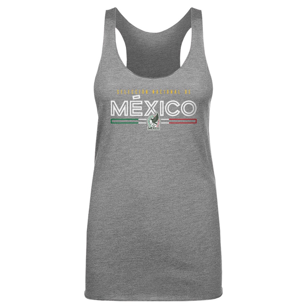 Explore mexico national team 500 level women8217s inline tri-blend racerback tank top – gray – Canada World Cup T-Shirts and Jerseys