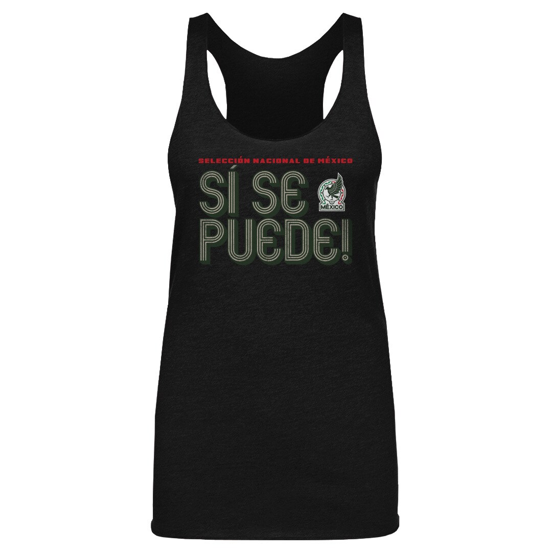 Explore mexico national team 500 level women8217s si se puede inline bold tri-blend racerback tank top – black – Canada World Cup T-Shirts and Jerseys