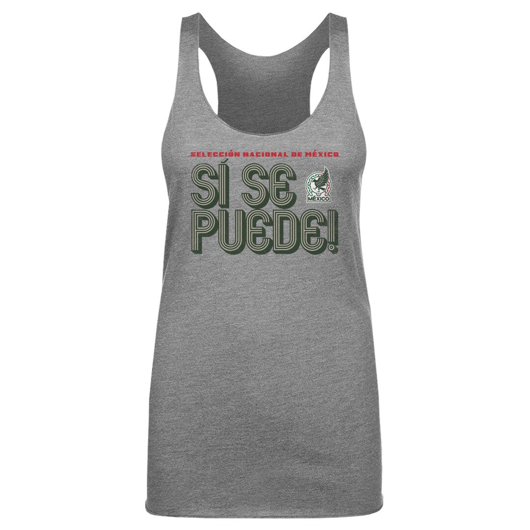 Explore mexico national team 500 level women8217s si se puede inline bold tri-blend racerback tank top – gray – Canada World Cup T-Shirts and Jerseys