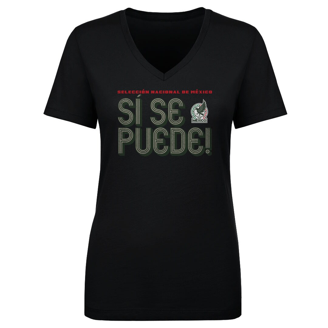 Explore mexico national team 500 level women8217s si se puede inline bold v-neck t-shirt – black – Canada World Cup T-Shirts and Jerseys