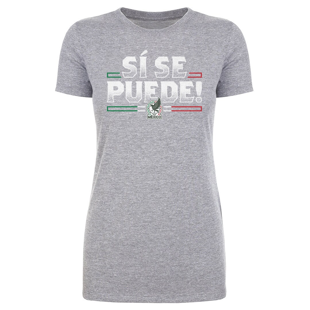 Explore mexico national team 500 level women8217s si se puede t-shirt – heather gray – Canada World Cup T-Shirts and Jerseys
