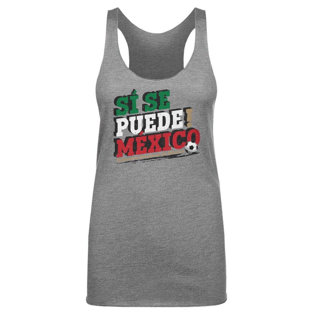 Explore mexico national team 500 level women8217s si se puede tri-blend racerback tank top – gray – Canada World Cup T-Shirts and Jerseys