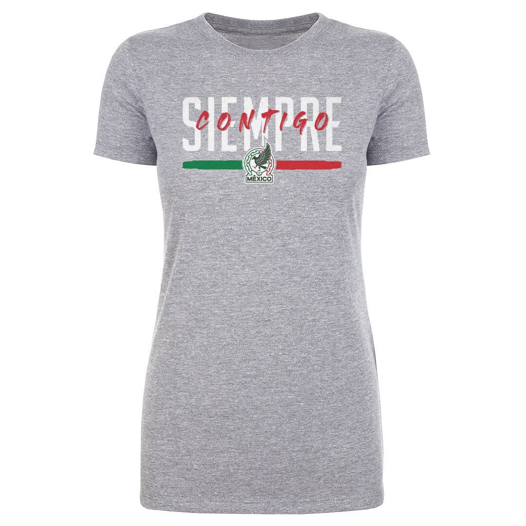 Explore mexico national team 500 level women8217s siempre contigo t-shirt – heather gray – Canada World Cup T-Shirts and Jerseys