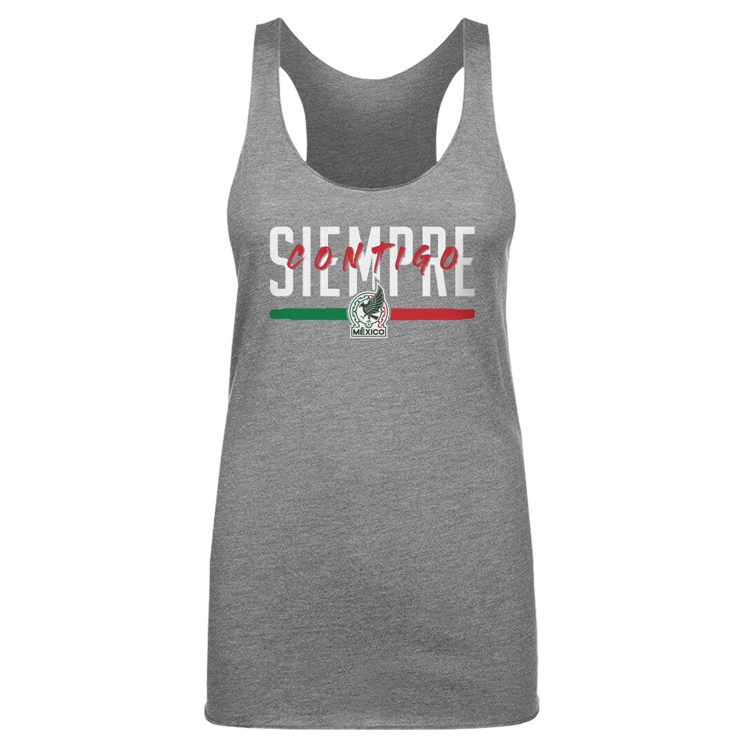 Explore mexico national team 500 level women8217s siempre contigo tri-blend tank top – gray – Canada World Cup T-Shirts and Jerseys