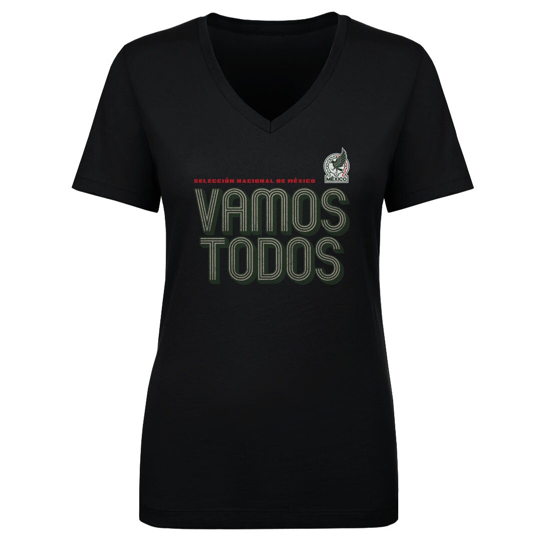 Explore mexico national team 500 level women8217s vamos todos inline bold v-neck t-shirt – black – Canada World Cup T-Shirts and Jerseys