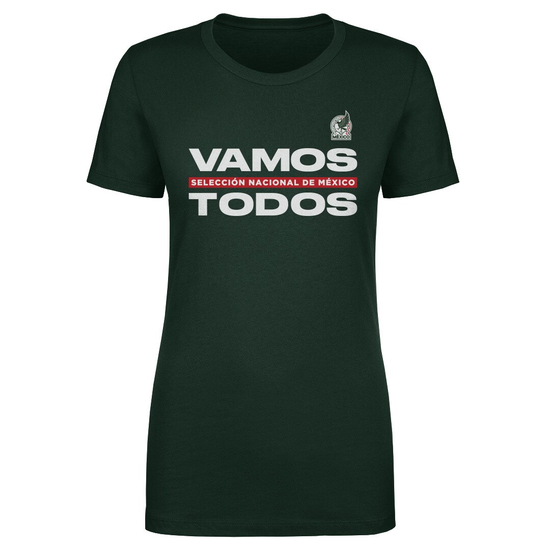 Explore mexico national team 500 level women8217s vamos todos t-shirt – dark green – Canada World Cup T-Shirts and Jerseys