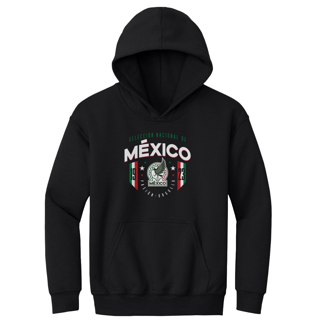 Explore mexico national team 500 level youth 1923 pullover hoodie – black – Canada World Cup T-Shirts and Jerseys