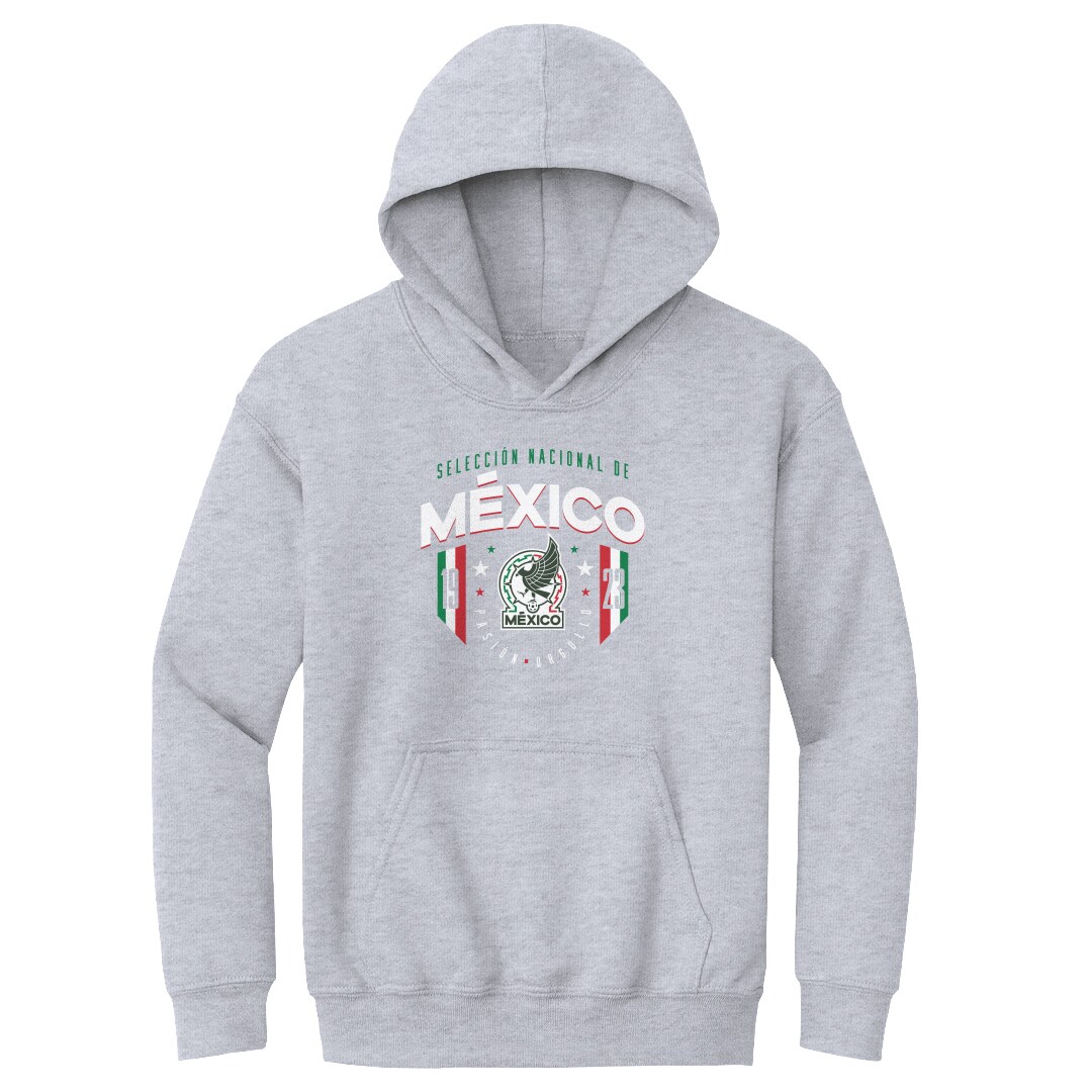 Explore mexico national team 500 level youth 1923 pullover hoodie – gray – Canada World Cup T-Shirts and Jerseys