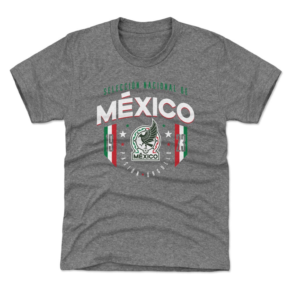 Explore mexico national team 500 level youth 1923 t-shirt – gray – Canada World Cup T-Shirts and Jerseys