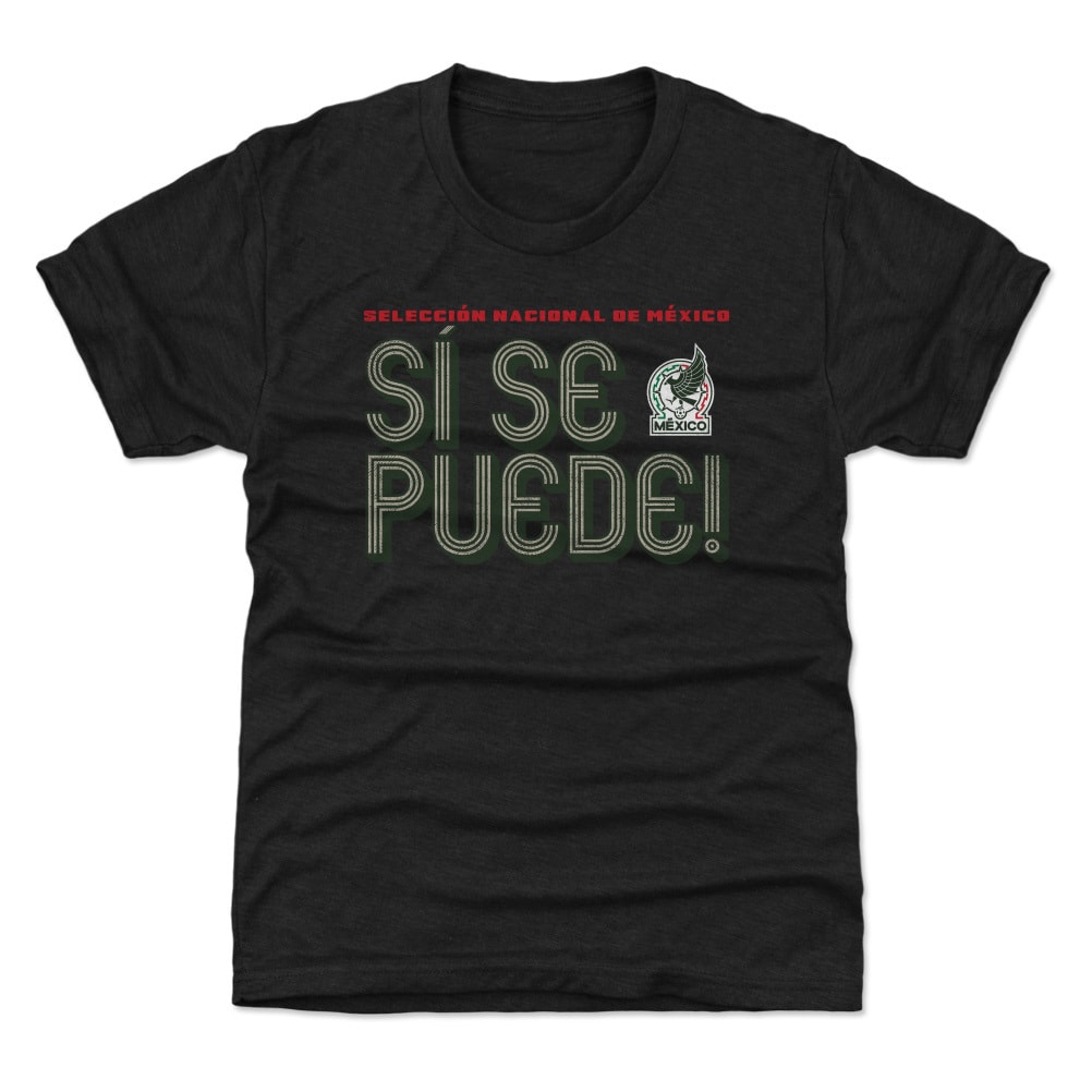 Explore mexico national team 500 level youth si se puede inline bold t-shirt – black – Canada World Cup T-Shirts and Jerseys