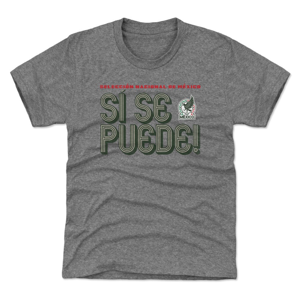Explore mexico national team 500 level youth si se puede inline bold t-shirt – gray – Canada World Cup T-Shirts and Jerseys