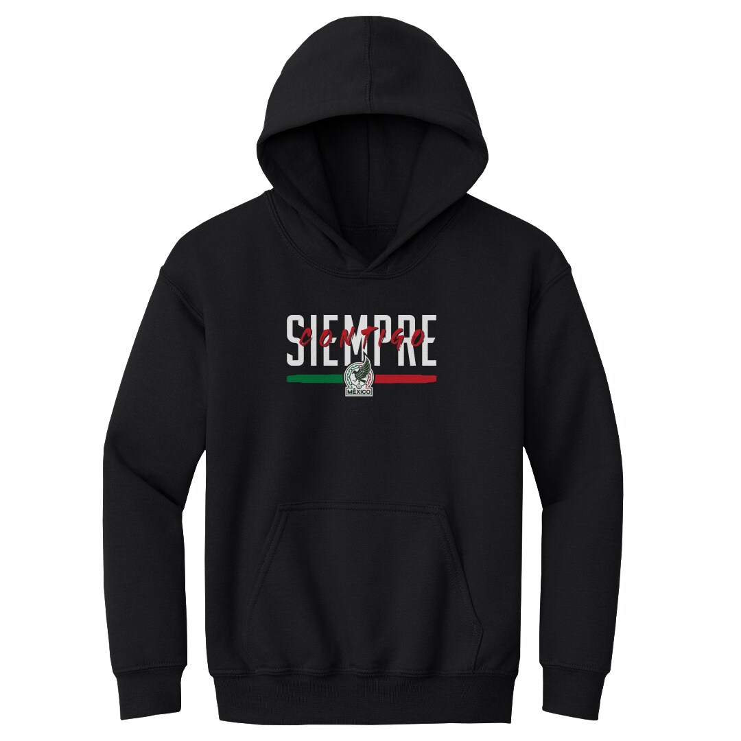 Explore mexico national team 500 level youth siempre contigo pullover hoodie – black – Canada World Cup T-Shirts and Jerseys