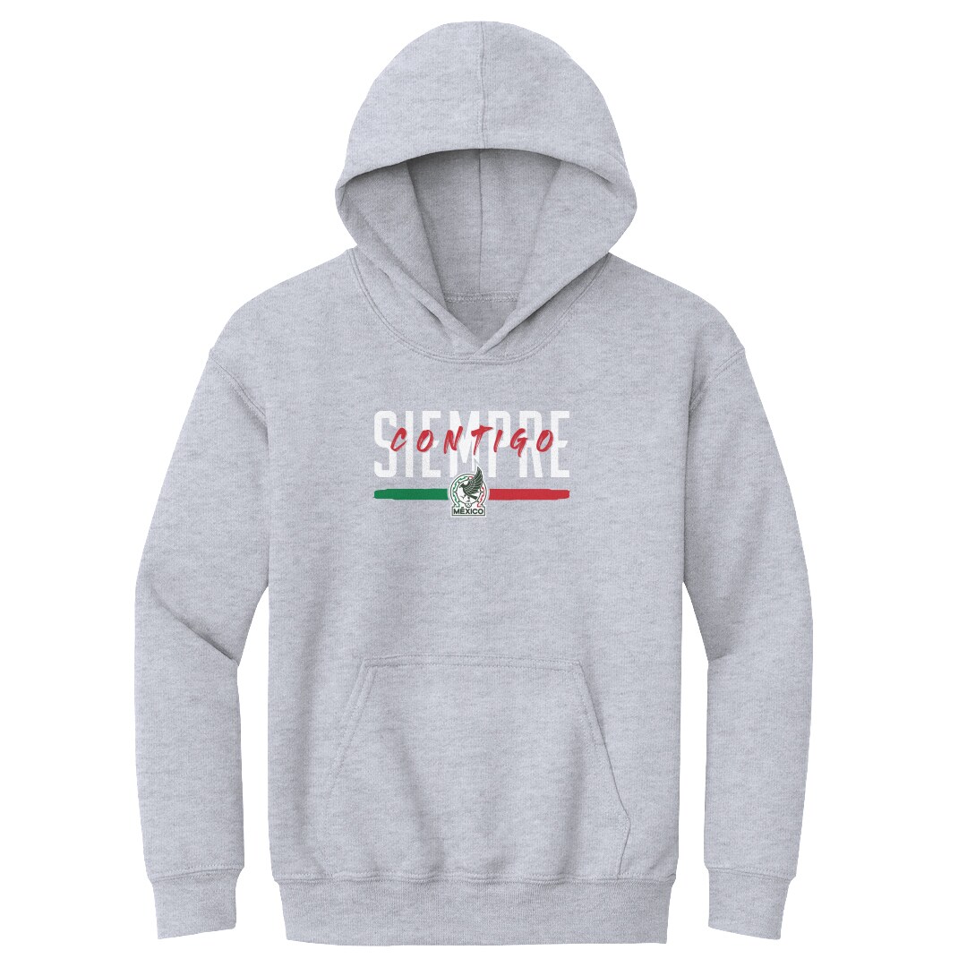 Explore mexico national team 500 level youth siempre contigo pullover hoodie – gray – Canada World Cup T-Shirts and Jerseys