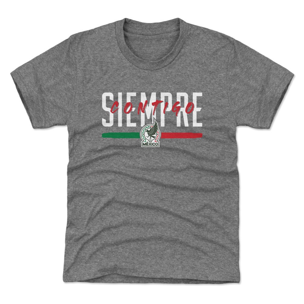 Explore mexico national team 500 level youth siempre contigo t-shirt – gray – Canada World Cup T-Shirts and Jerseys