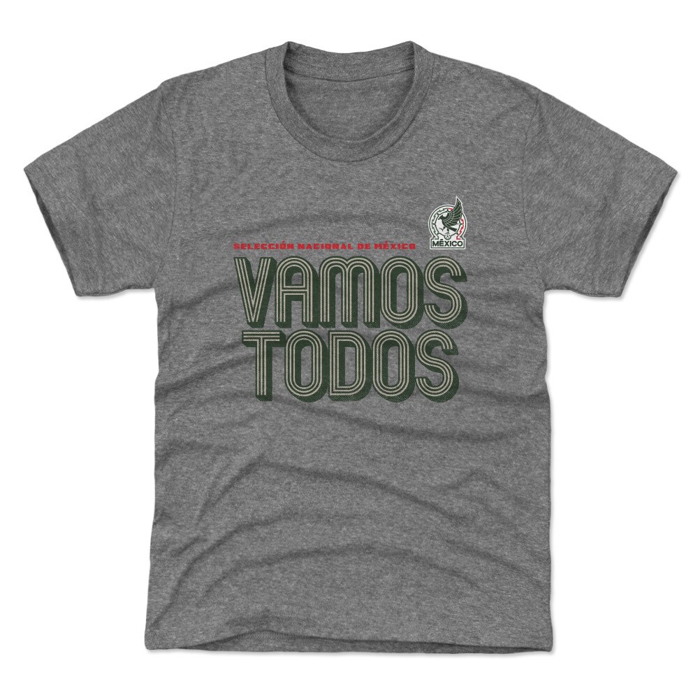 Explore mexico national team 500 level youth vamos todos inline bold t-shirt – gray – Canada World Cup T-Shirts and Jerseys