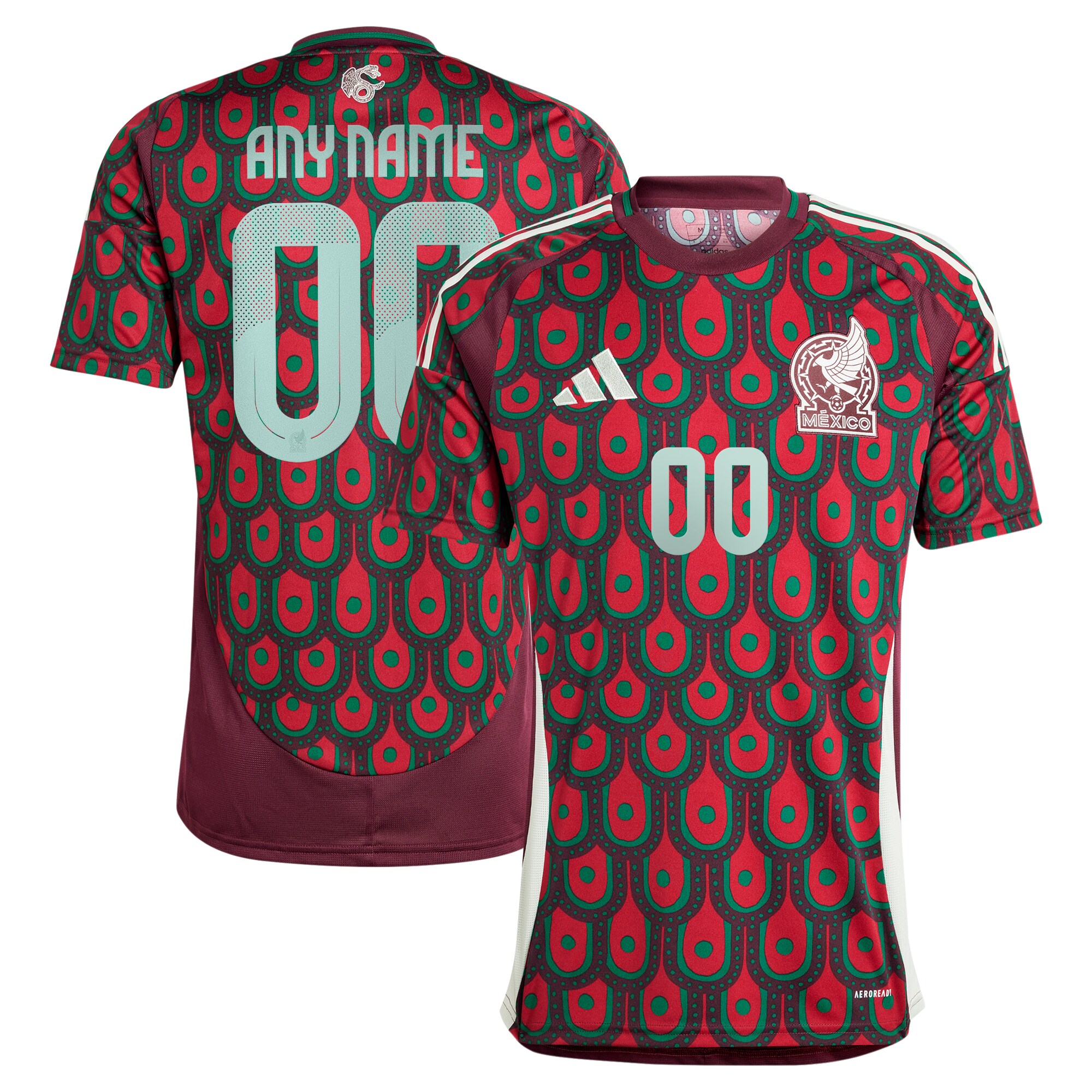 Explore mexico national team adidas 2024 home replica custom jersey – burgundy – Canada World Cup T-Shirts and Jerseys