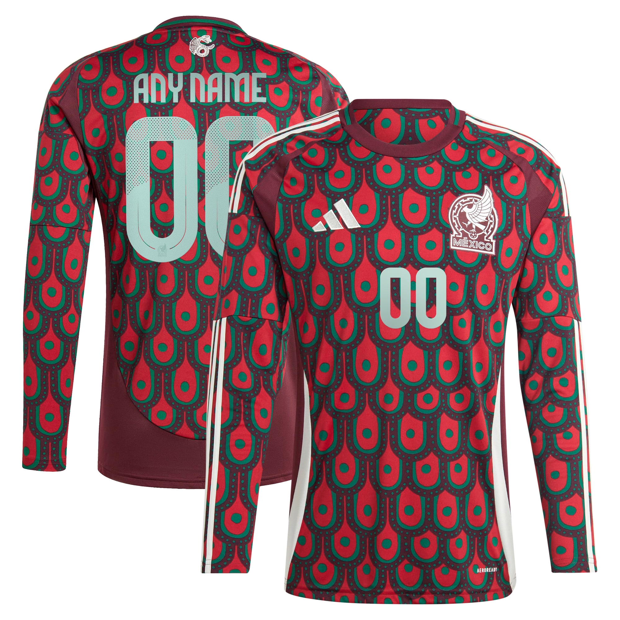 Explore mexico national team adidas 2024 home replica custom long sleeve jersey – burgundy – Canada World Cup T-Shirts and Jerseys