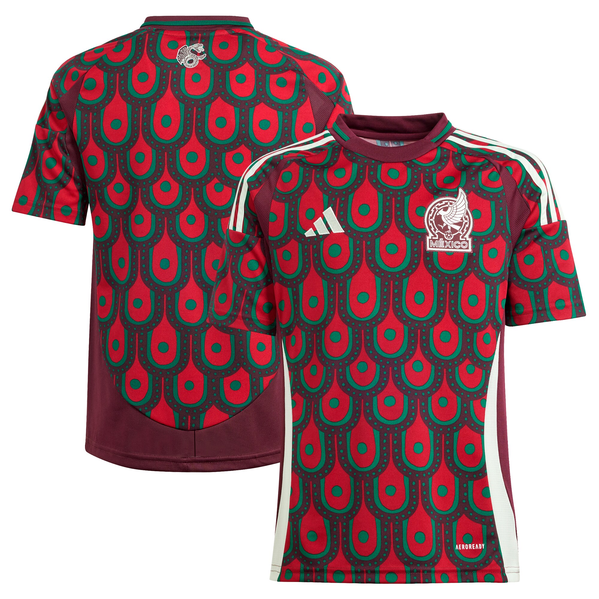 Explore mexico national team adidas youth 2024 home replica jersey – burgundy – Canada World Cup T-Shirts and Jerseys