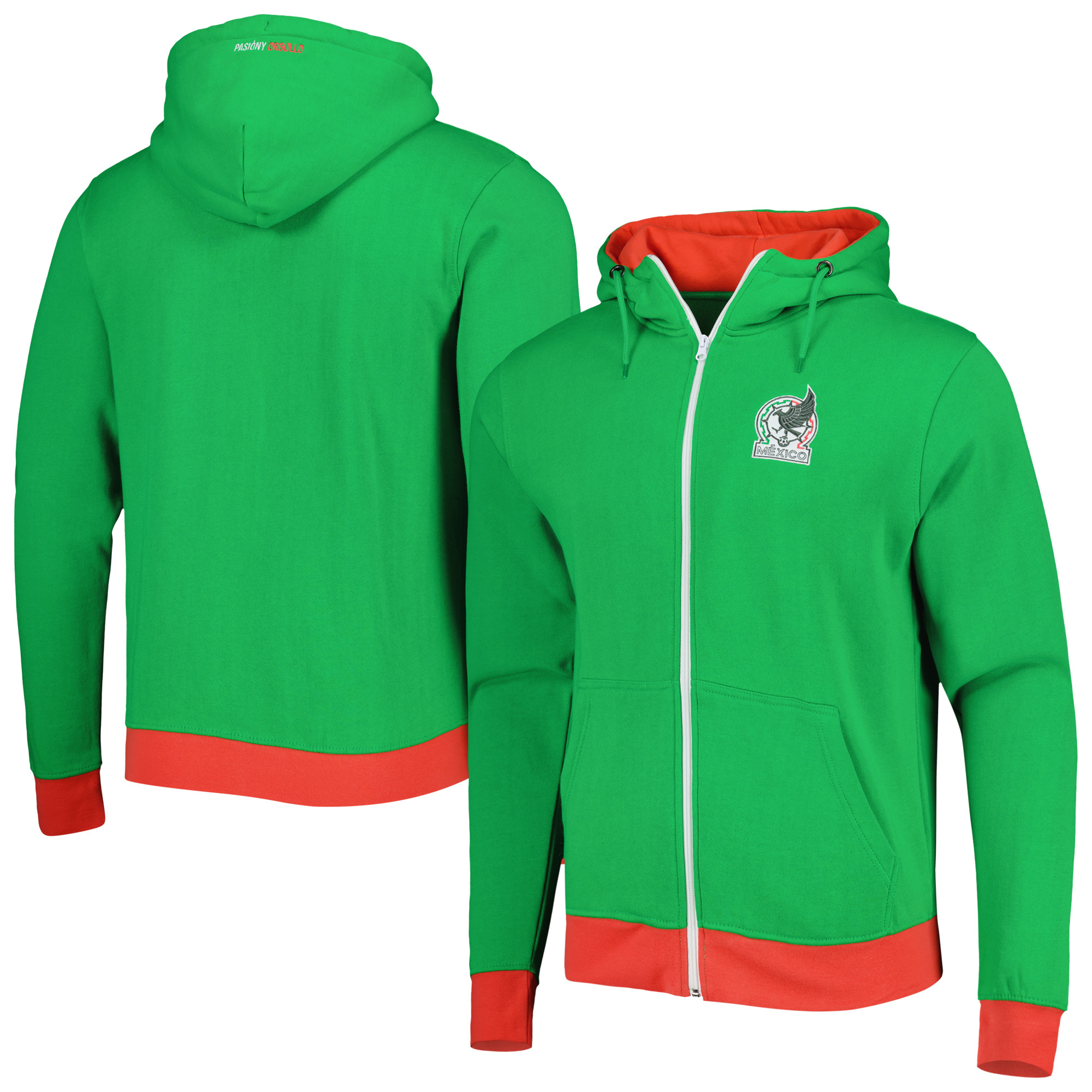 Explore mexico national team crest full-zip hoodie – green – Canada World Cup T-Shirts and Jerseys